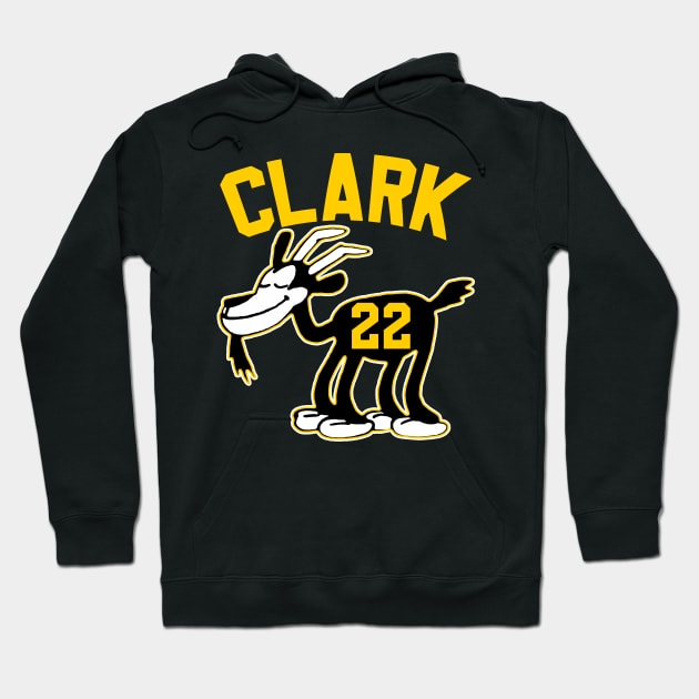 Caitlin Clark GOAT, Classic Steamboat Willie Goat Hoodie by Megadorim